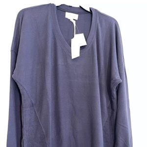 Melloday Nordstrom Women’s Rib Side Cozy Sweater Top Size M